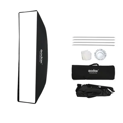 Softbox lồng tản ánh sáng chữ nhật Godox 30x120cm - Thiết bị chiếu sáng chất lượng cho Studio và chụp ngoại cảnh