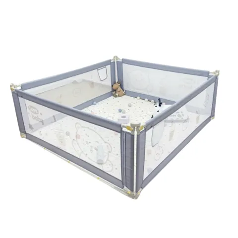 Thanh Chắn Giường Họa Tiết Gấu Umoo UM-0815 - Khung Kim Loại Chắc Chắn, Dễ Dàng Lắp Đặt, Bảo Vệ An Toàn Cho Bé