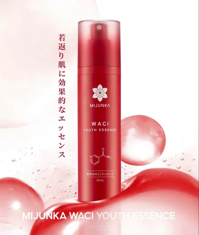 Tinh Chất Trẻ Hóa Da Mijunka Waci Youth Essence 50ml - Serum Tái Tạo Da Chống Lão Hóa, Phục Hồi Da Nhạy Cảm Nhật Bản