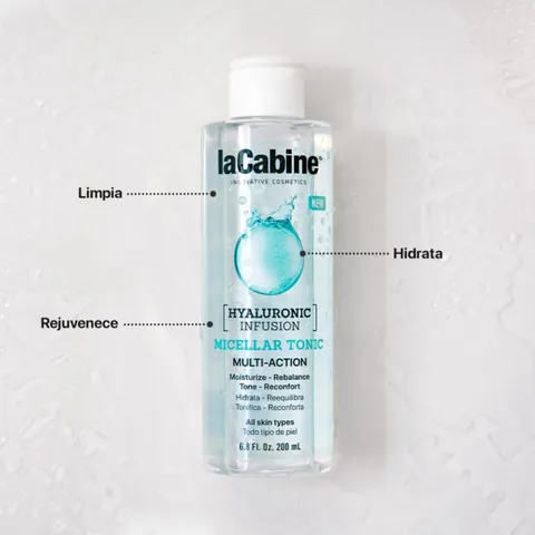 Toner laCabine Hyaluronic Infusion Multi-action - Nước Hoa Hồng Cân Bằng pH Cho Da 200ml, Chăm Sóc Da Mềm Mịn, Làm Dịu Da Ứng Đỏ