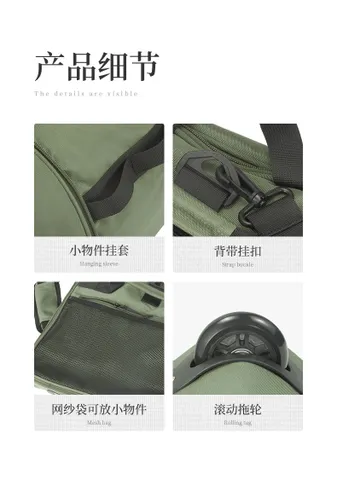 Túi Xách Đa Năng Gấp Gọn Naturehike Glamping NH21LX003 - Balo Du Lịch 88L, Dễ Dàng Di Chuyển với Bánh Xe, Thích Hợp Cắm Trại, Dã Ngoại