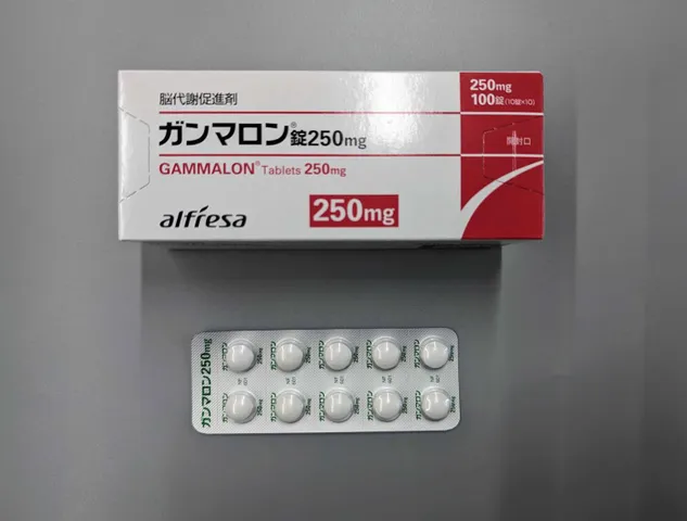 Viên uống bổ não Gammalon 250mg Nhật Bản - Hỗ trợ trí nhớ, cải thiện rối loạn thần kinh hiệu quả từ GABA, hộp 100 viên.