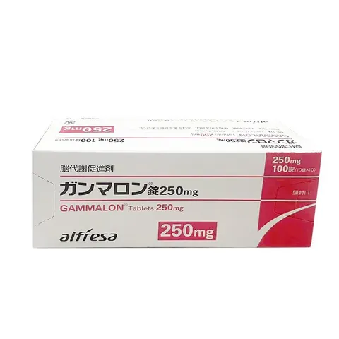 Viên uống bổ não Gammalon 250mg Nhật Bản - Hỗ trợ trí nhớ, cải thiện rối loạn thần kinh hiệu quả từ GABA, hộp 100 viên.
