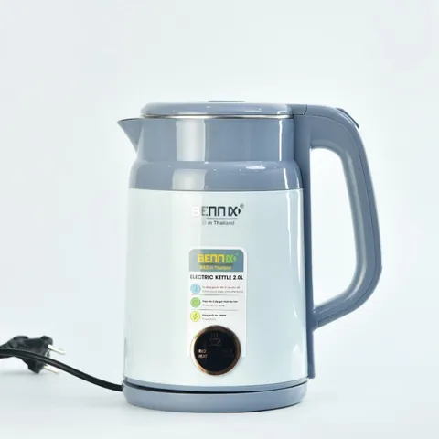 Ấm Siêu Tốc Bennix BN-200EK 2L - Đun Sôi Nước Nhanh, Giữ Ấm 55°C, An Toàn, Tiện Lợi cho Mọi Gia Đình