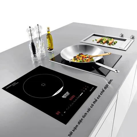 Bếp Từ Âm Đơn Bennix BN-188IH - Công Suất 2200W, Chất Liệu Gốm Ceramic Dễ Vệ Sinh, Bảng Điều Khiển Cảm Ứng Hiện Đại