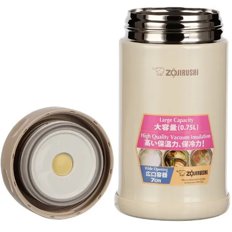 Bình giữ nhiệt đa năng Zojirushi SW-FCE75-XA 750ml - Chất liệu thép không gỉ, giữ nóng lạnh hiệu quả, thiết kế tiện lợi Nhật Bản