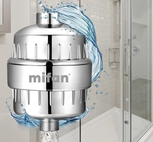 Bộ lọc nước vòi hoa sen Mifan 20 bước - Khử mùi, làm mềm nước, bổ sung khoáng chất an toàn cho sức khỏe gia đình