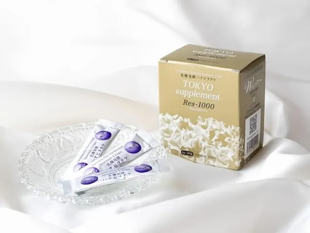 Bột Uống Hỗ Trợ Bảo Vệ Sức Khỏe Tokyo Res 1000 - Chiết Xuất Nấm Hanabiratake Nhật Bản, Tăng Cường Miễn Dịch và Chống Oxy Hóa