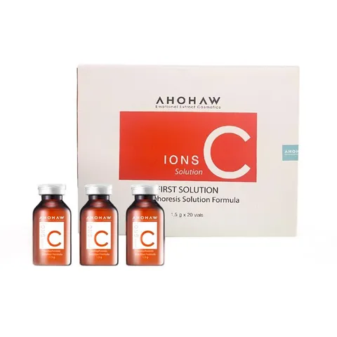 Bột Vitamin C Nguyên Chất Ahohwa M.A.P Ions C Solution - Chăm Sóc Da Trắng Sáng, Phục Hồi Sắc Da, Cải Thiện Nếp Nhăn, Hộp 20 Ống