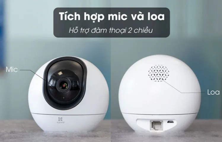 Camera Wifi Ezviz H6 3K 5MP - Nhận diện AI, Đàm thoại 2 chiều - Giám sát thông minh cho Ngôi nhà bạn