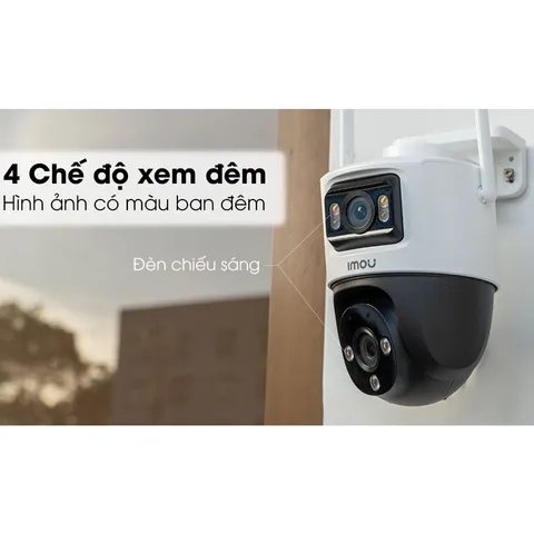 Camera WiFi Ngoài Trời 2 Ống Kính Imou Cruiser Dual 6MP - Giám Sát An Ninh Chất Lượng Cao, Tích Hợp Phát Hiện Chuyển Động, Đàm Thoại 2 Chiều