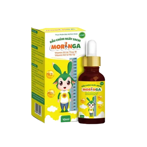 Dầu chùm ngây Sachi Moringa bổ sung Vitamin D3 K2 cho bé - Hỗ trợ phát triển xương và chiều cao, dinh dưỡng tối ưu cho trẻ nhỏ