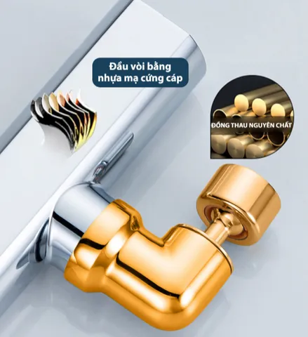 Đầu Vòi Rửa Bát Tăng Áp Mifan 3 Chế Độ Phun Mưa Bay Xoay 360 Độ - Thiết Kế Thông Minh, Chất Liệu Cao Cấp, Tiết Kiệm Nước
