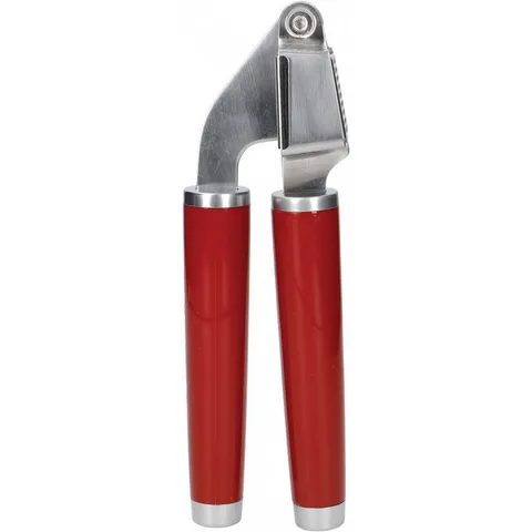 Dụng Cụ Ép Tỏi KitchenAid Classic Garlic Press - Thép Không Gỉ Siêu Bền, Dễ Dàng Nghiền Ép, Thiết Kế Hiện Đại, Màu Đỏ, Xanh, Kem