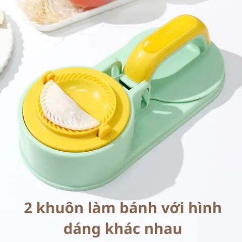 Dụng cụ ép vỏ bánh, khuôn làm bánh bao, há cảo 3in1 - Đồ bếp tiện lợi cho món ăn gia đình ngon miệng và hấp dẫn
