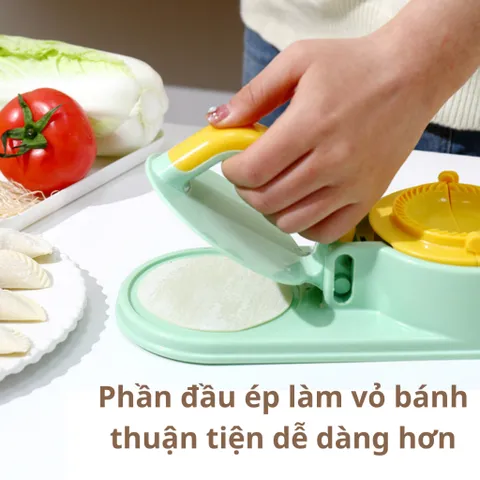 Dụng cụ ép vỏ bánh, khuôn làm bánh bao, há cảo 3in1 - Đồ bếp tiện lợi cho món ăn gia đình ngon miệng và hấp dẫn