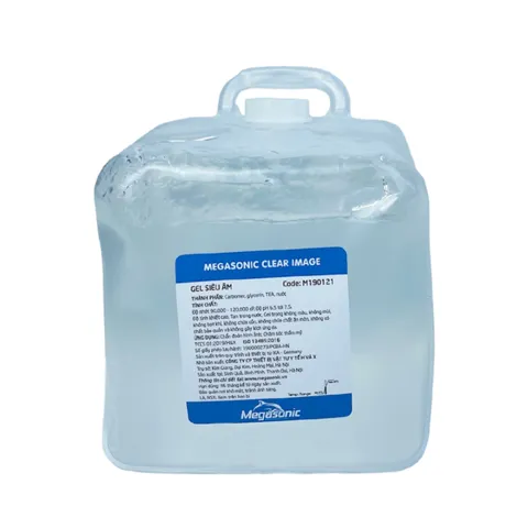 Gel siêu âm cao cấp Megasonic Clear Image 5 lít - Gel trong suốt không mùi, hiệu quả siêu âm và triệt lông tốt nhất
