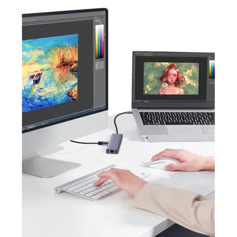 Hub Mở Rộng Đa Năng Baseus Flite Series 7in1 - Kết Nối USB, HDMI 4K, Ethernet, Thiết Bị Di Động - Thiết Kế Nhỏ Gọn, Dễ Dàng Sử Dụng