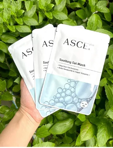 Mặt Nạ Gel Dưỡng Da Asce Plus Soothing - Cấp Ẩm, Làm Dịu Da Nhạy Cảm, Hỗ Trợ Phục Hồi Sau Treatment, Xâm Lấn