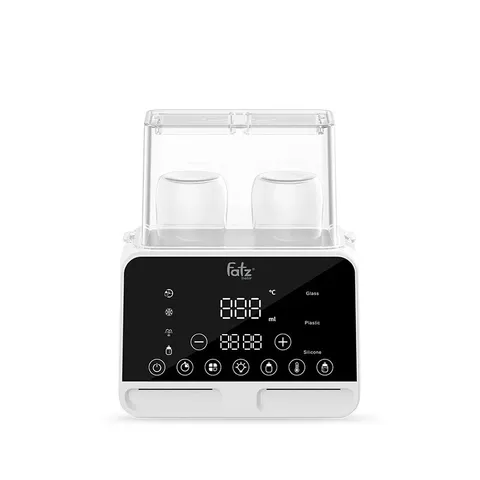 Máy Hâm Sữa và Tiệt Trùng Fatzbaby Duo 9 FB3095KB - Hâm Nóng 2 Bình Đồng Thời, Thiết Kế Thông Minh, Tiện Lợi Cho Mẹ Bỉm Sữa