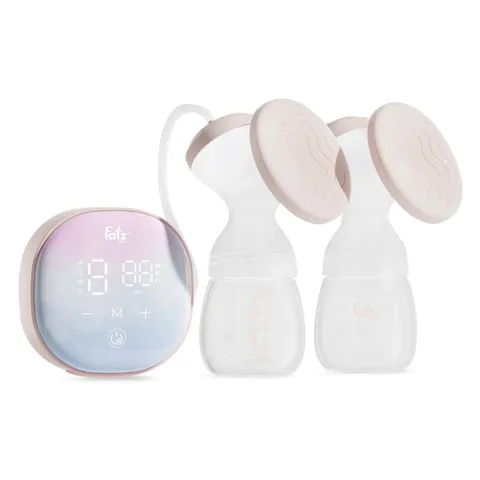 Máy Hút Sữa Điện Đôi Fatzbaby Resonance 10 FB1115VN - 4 Chế Độ, 9 Cấp Độ Hút, Pin 4400mAh, Thiết Kế Tiện Lợi, Lưu Giữ Dinh Dưỡng Cho Mẹ Và Bé