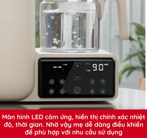 Máy Sấy Tiệt Trùng UVC LED Fatzbaby Multi-KING 4 FB9613ZH - Đun Nước và Hâm Nước Pha Sữa Đa Chức Năng, Tiết Kiệm Điện Năng