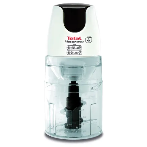 Máy Xay Thực Phẩm Đa Năng Tefal MB450B38 3 Trong 1 - Công Suất 500W, 500ml, Lưỡi Dao Inox, Xay Thịt, Xay Rau, Dễ Vệ Sinh
