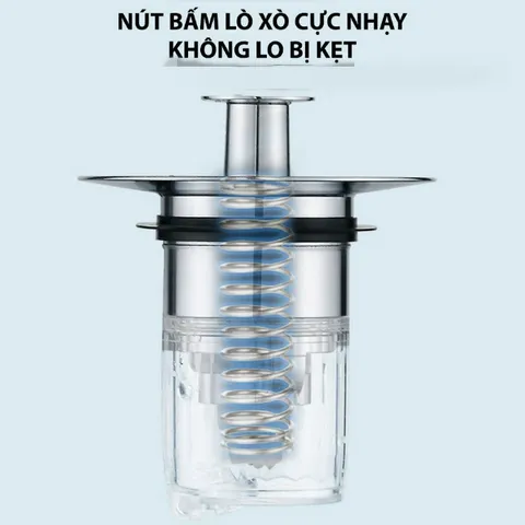 Nắp Chặn Lỗ Thoát Nước Bồn Rửa Mặt Mifan - Ngăn Mùi, Côn Trùng, Chống Tắc Đường Ống Với Chất Liệu Inox Cao Cấp