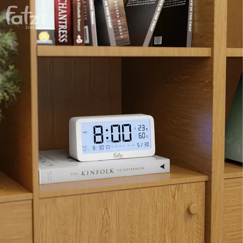 Nhiệt Ẩm Kế Điện Tử Fatzbaby Senmax 1 FB8826WS - Đồng Hồ Báo Thức Kiểm Soát Nhiệt Độ và Độ Ẩm Nhà Bạn