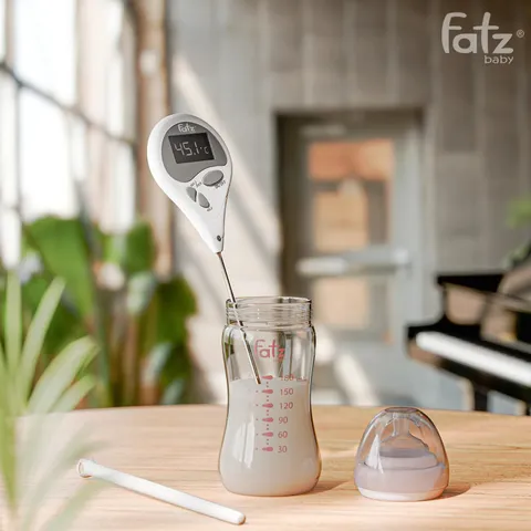 Nhiệt Kế Điện Tử Đo Sữa, Nước Fatzbaby Truly 1 FB8683WS - Thiết Bị Thông Minh Cho Bé, Chính Xác, An Toàn, Đa Năng