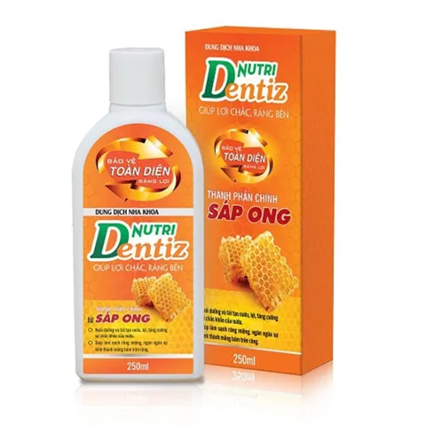 Nước Súc Miệng Nutridentiz 250ml - Chiết Xuất Từ Thiên Nhiên, Ngăn Ngừa Vấn Đề Răng Miệng, Giúp Hơi Thở Thơm Tho