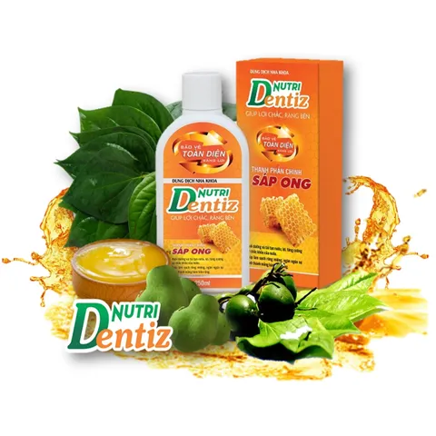 Nước Súc Miệng Nutridentiz 250ml - Chiết Xuất Từ Thiên Nhiên, Ngăn Ngừa Vấn Đề Răng Miệng, Giúp Hơi Thở Thơm Tho
