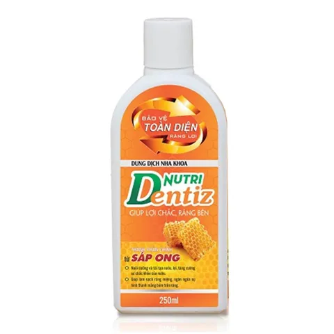 Nước Súc Miệng Nutridentiz 250ml - Chiết Xuất Từ Thiên Nhiên, Ngăn Ngừa Vấn Đề Răng Miệng, Giúp Hơi Thở Thơm Tho