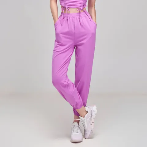 Quần Jogger Tập Gym Yoga Nữ Hibi Sports QD318 - Dây Rút, Túi 2 Bên, Chất Liệu Thun Cao Cấp, Đẹp và Thoải Mái