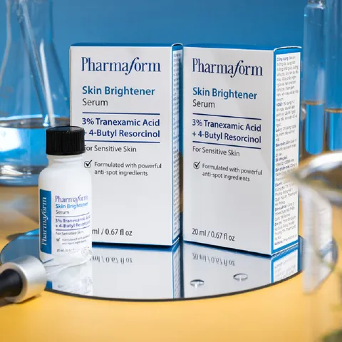 Serum Pharmaform Skin Brightener 20ml - Hỗ trợ mờ nám, dưỡng sáng da, giảm thâm mụn và mẩn đỏ, phù hợp mọi loại da.