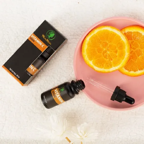 Serum Vitamin C Wonmom 20ml - Dưỡng Trắng Da, Mờ Thâm Nám, Tái Tạo Collagen, Chống Oxy Hóa, Phù Hợp Mọi Loại Da