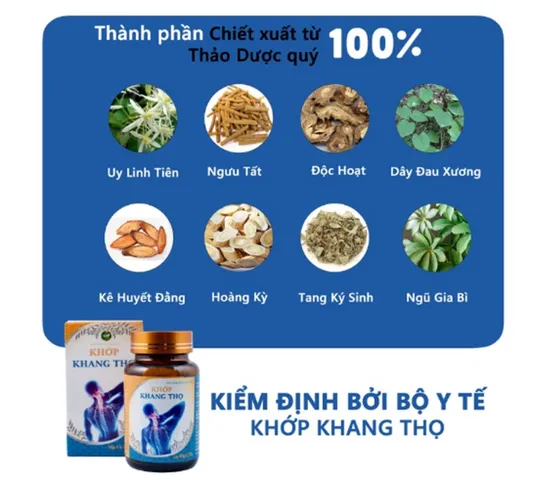 Viên Khớp Khang Thọ Nam Dương - Hỗ Trợ Xương Khớp Từ Thảo Mộc Tự Nhiên, Giảm Đau Nhức, Dễ Dùng, Hộp 40g