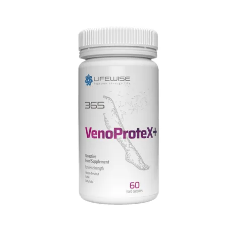 Viên uống LifeWise 365 VenoProtex+ - Hỗ trợ lưu thông máu, giảm nặng nề chân - Thực phẩm chức năng cho người trưởng thành, 60 viên