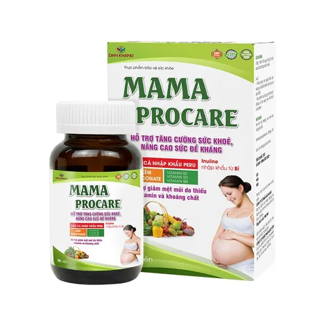 Viên Uống Vitamin Tổng Hợp Cho Bà Bầu Mama Procare - Hỗ Trợ Sức Khỏe Mẹ Bầu và Thai Nhi, Cung Cấp Vitamin Thiết Yếu, 30 Viên