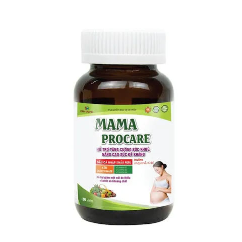 Viên Uống Vitamin Tổng Hợp Cho Bà Bầu Mama Procare - Hỗ Trợ Sức Khỏe Mẹ Bầu và Thai Nhi, Cung Cấp Vitamin Thiết Yếu, 30 Viên