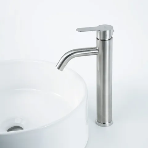 Vòi chậu lavabo nóng lạnh gắn bàn đá inox 304 sang trọng - Thiết kế hiện đại, phù hợp mọi không gian nội thất, chất liệu bền bỉ VRM7