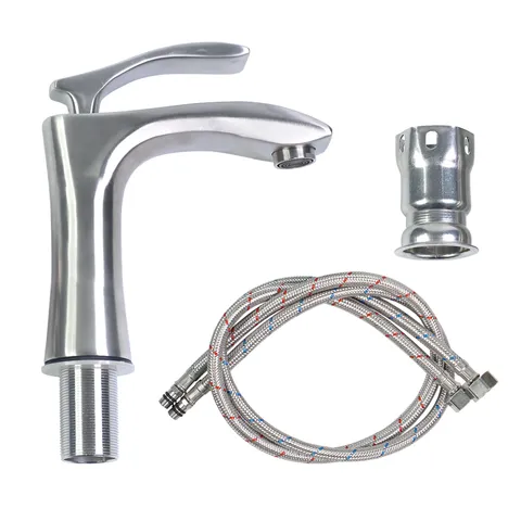 Vòi Lavabo Nóng Lạnh Inox 304 Hobby Home Decor VRM4 - Thiết Kế Sang Trọng, Chất Liệu Bền Bỉ, Tiện Lợi Cho Mọi Nhà Tắm