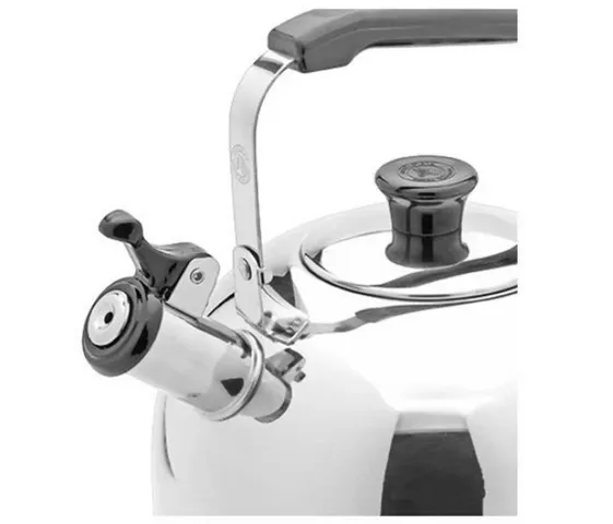Ấm Đun Nước Inox Zebra 113528 5 Lít - Có Còi Báo Nước Sôi Chống Trào, Inox 304 Bền Bình An Toàn