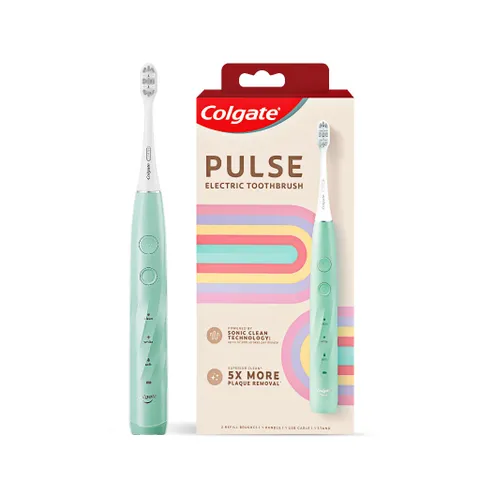 Bàn Chải Điện Colgate Pulse Công Nghệ Sóng Âm - Làm Sạch Răng Hiệu Quả, Pin Sạc 60 Ngày, Thích Hợp Du Lịch