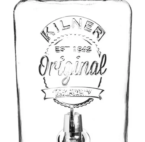 Bình đựng nước thủy tinh Kilner Original 8L - Thiết kế hiện đại cho nước trái cây, cocktail và tiệc tùng - Quà tặng lý tưởng cho gia đình
