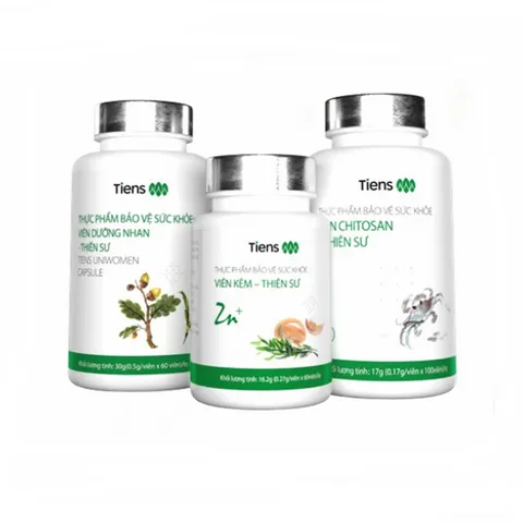 Bộ 3 Viên Uống Đẹp Da Tiens - Hỗ Trợ Bồi Bổ Khí Huyết và Tăng Cường Sức Khỏe, Dưỡng Nhân Cho Phụ Nữ Sau Sinh