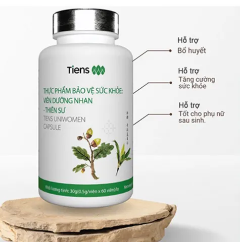 Bộ 3 Viên Uống Đẹp Da Tiens - Hỗ Trợ Bồi Bổ Khí Huyết và Tăng Cường Sức Khỏe, Dưỡng Nhân Cho Phụ Nữ Sau Sinh