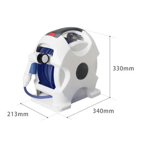 Bộ cuộn ống tưới cây tự động 15m Takagi R715FJC2 Nhật Bản - Tiện lợi, dễ sử dụng cho tưới cây, rửa xe và sàn vườn