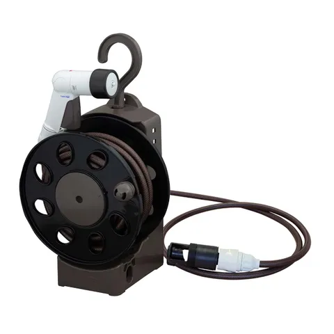 Bộ cuộn vòi tưới cây Takagi Aurora Light R1415BR dài 15m - Vòi tưới 4 chế độ - Tiện ích cho vườn và sân nhà