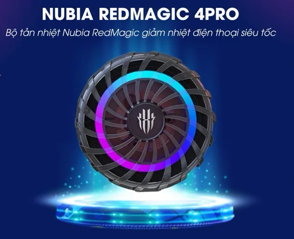 Bộ Tản Nhiệt Điện Thoại Nubia RedMagic 4 Pro 27W - Làm Mát Thông Minh, Kiểm Soát Tiếng Ồn, Công Nghệ REDMAGIC 4.0